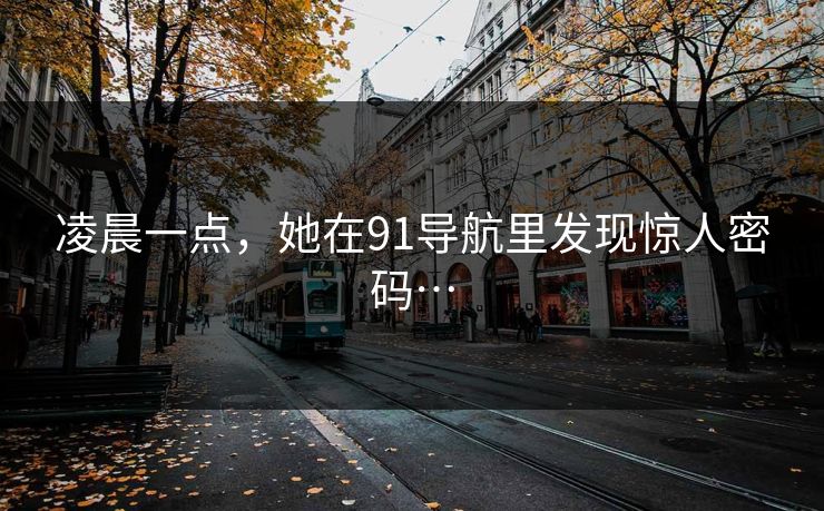 凌晨一点，她在91导航里发现惊人密码…